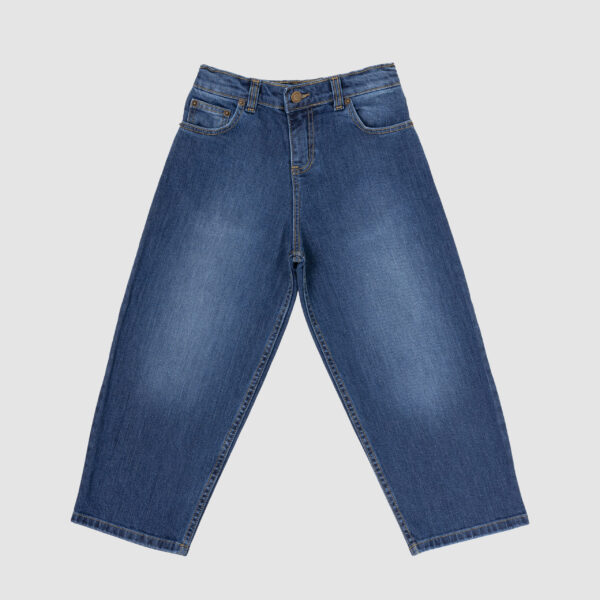 Calças de ganga Wide Leg azul médio