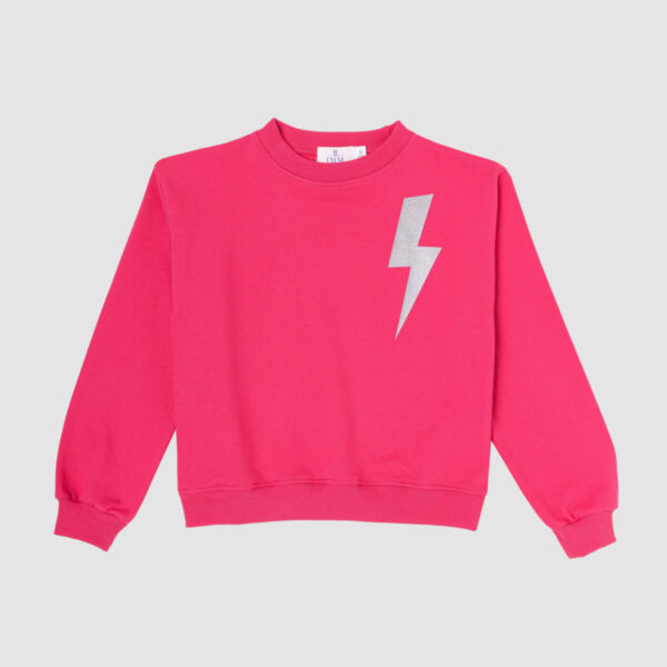 Sweatshirt Lightning — Fuchsia