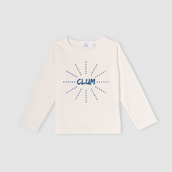 T-shirt manga comprida CLUM glitter