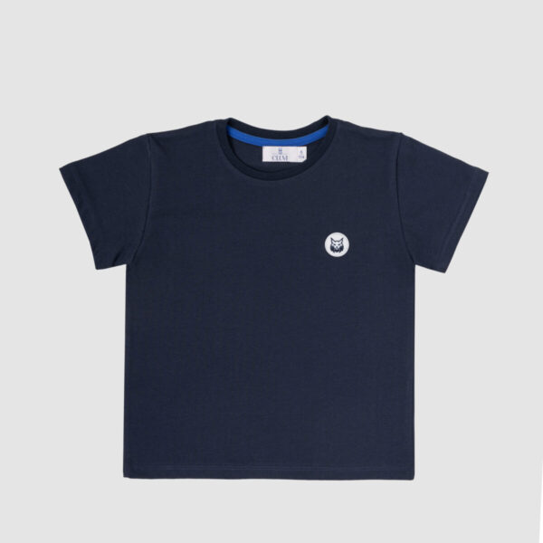 T-shirt Basic CLUM Boys — Navy Blue (NV-WH)
